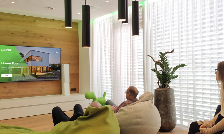 Loxone smart home with integrated audio-visual — Architect-designed Villa, Cheshire